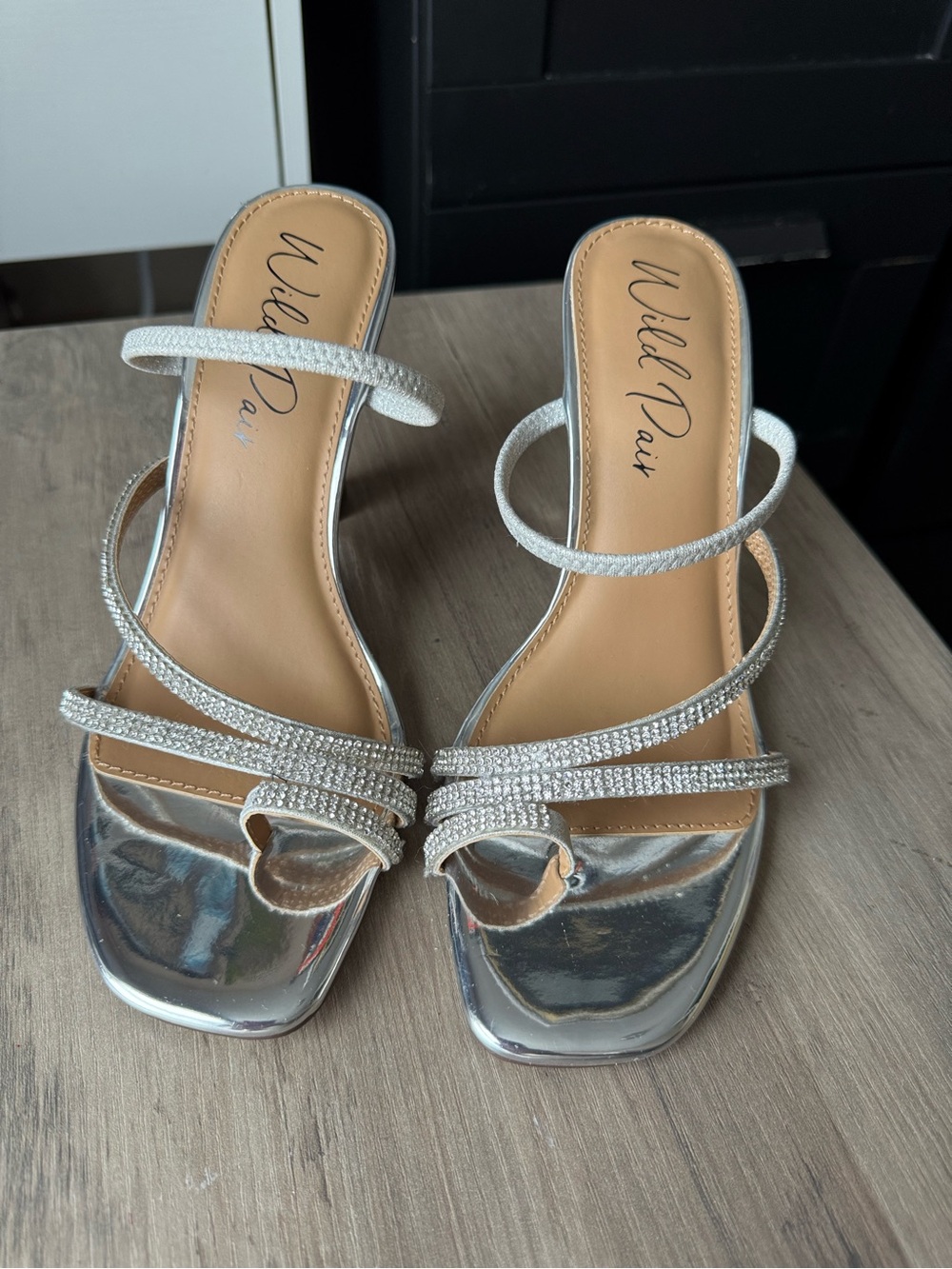 Wild Pair rinestone heels